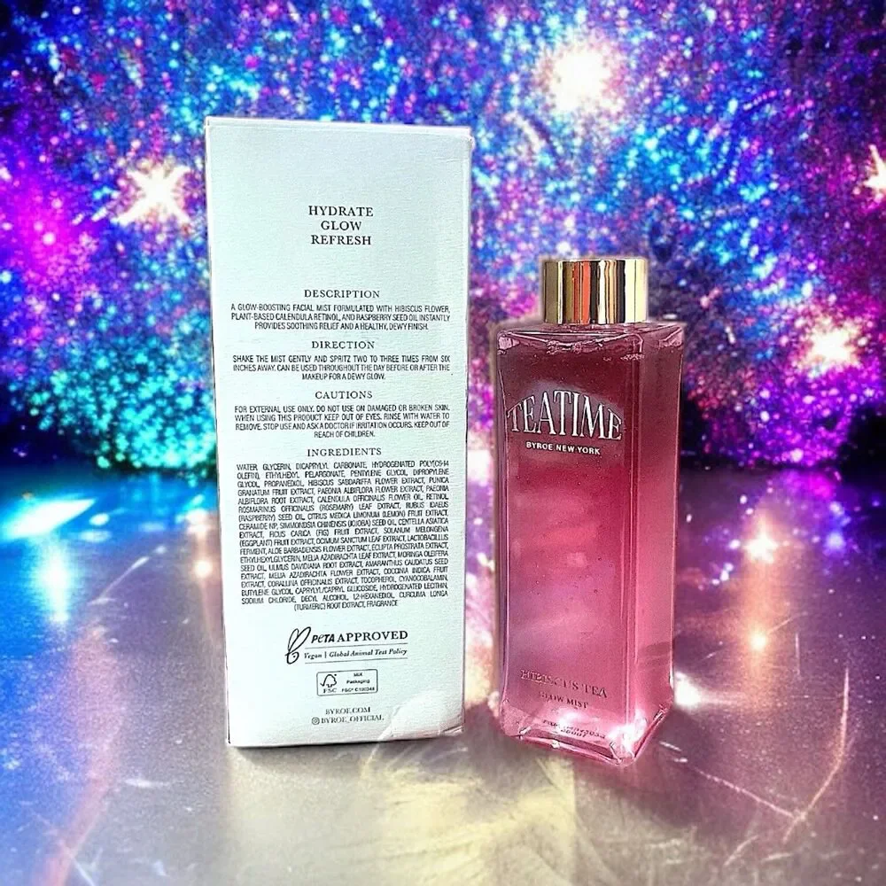 BYROE Hibiscus Tea Glow Mist 150 ml 5.07 fl oz Brand New In Box MSRP $63